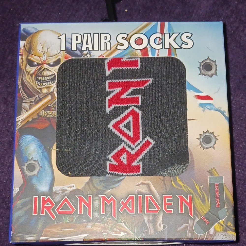 IRON MAIDEN SOCKS IN GIFT BOX